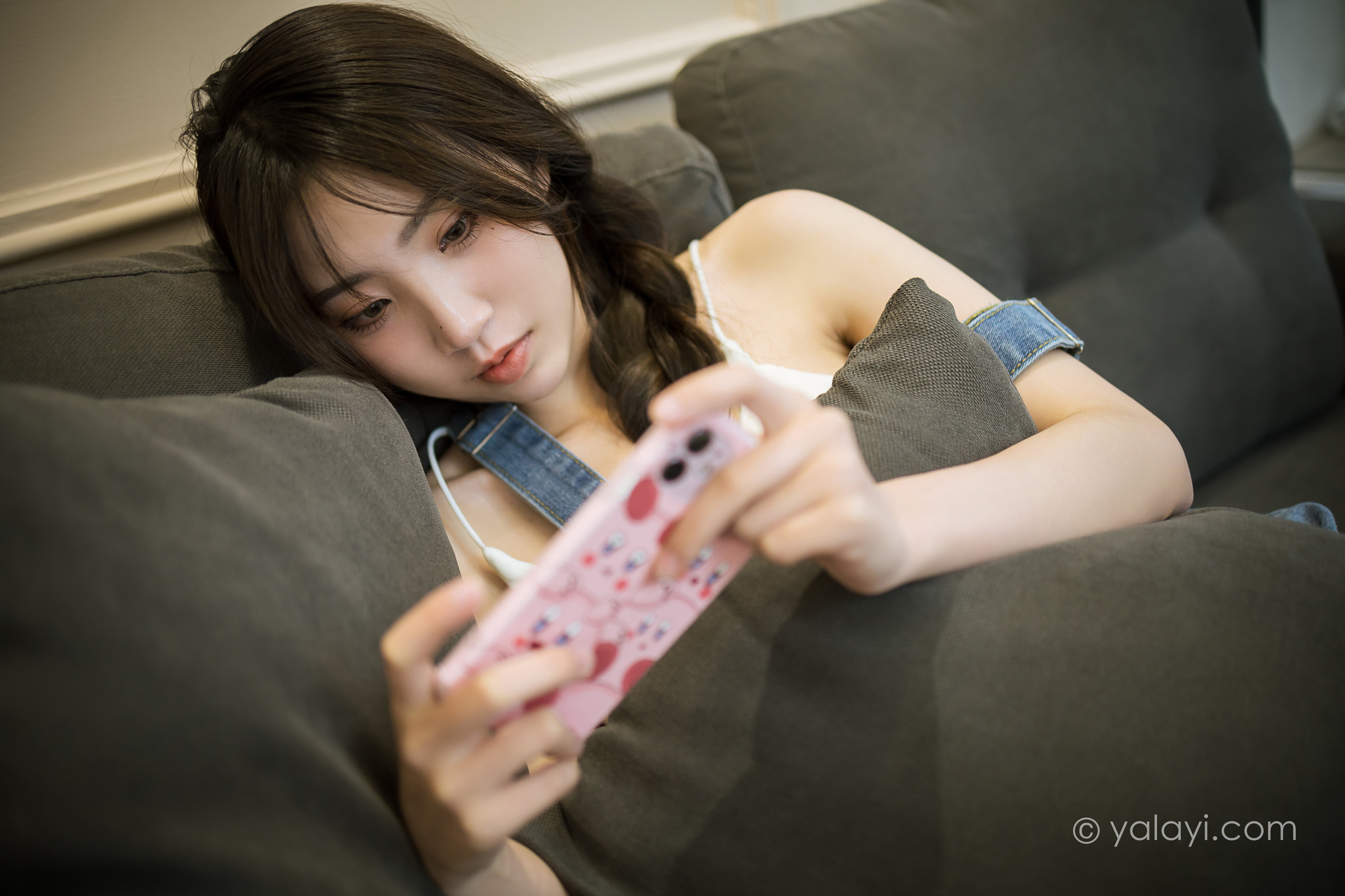 [YALAYI雅拉伊]2021.06.21 NO.809 宅家日记 小乔[41+1P／425MB]-第6张