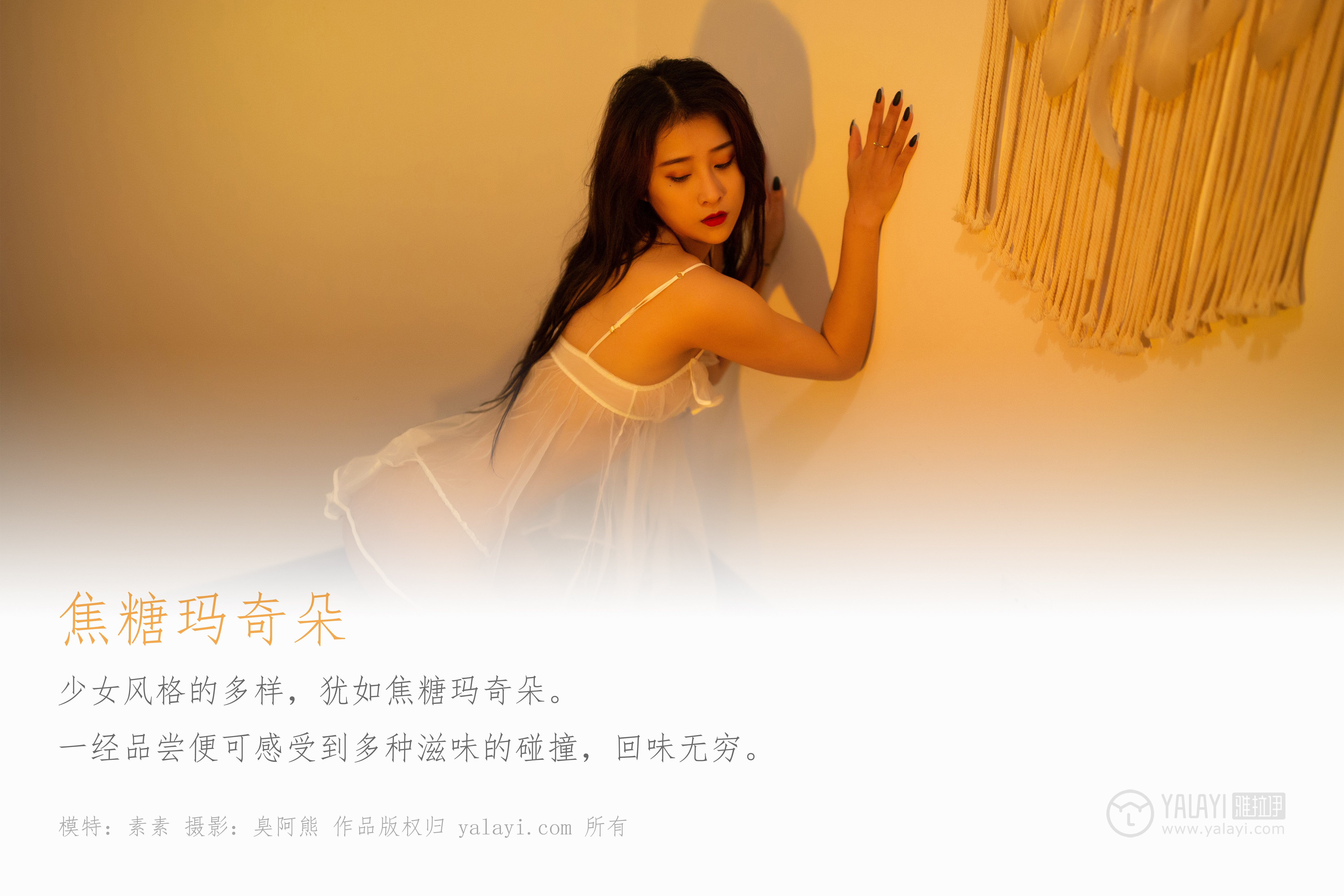 [YALAYI雅拉伊] 2020.01.20 Vol.526 焦糖玛奇朵 素素 [43+1P364MB]-第1张