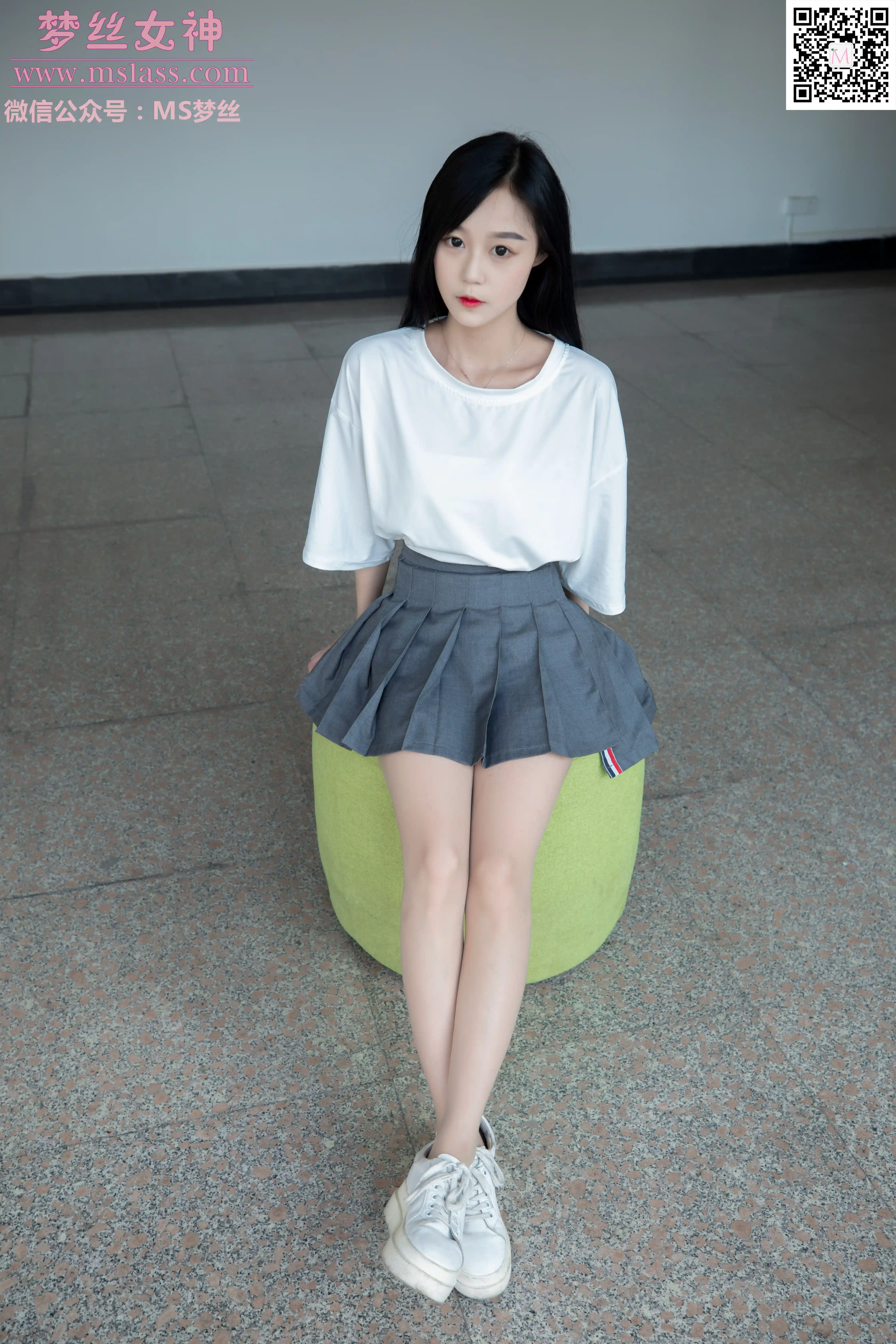 [MSLASS梦丝女神] 2019-09-08 NO.055 灵灵 学后的她 [61+1P／385MB]-第4张