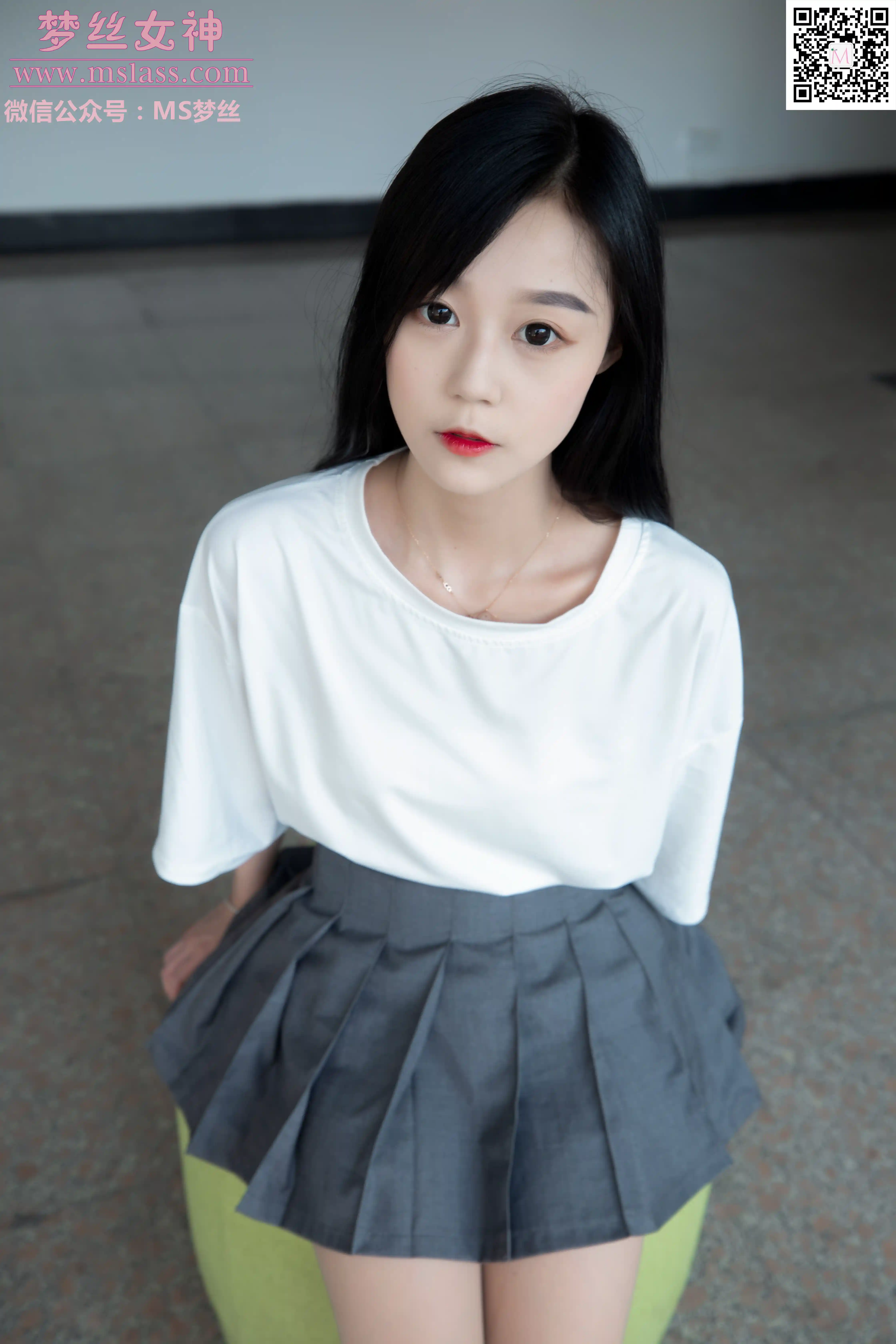 [MSLASS梦丝女神] 2019-09-08 NO.055 灵灵 学后的她 [61+1P／385MB]-第3张