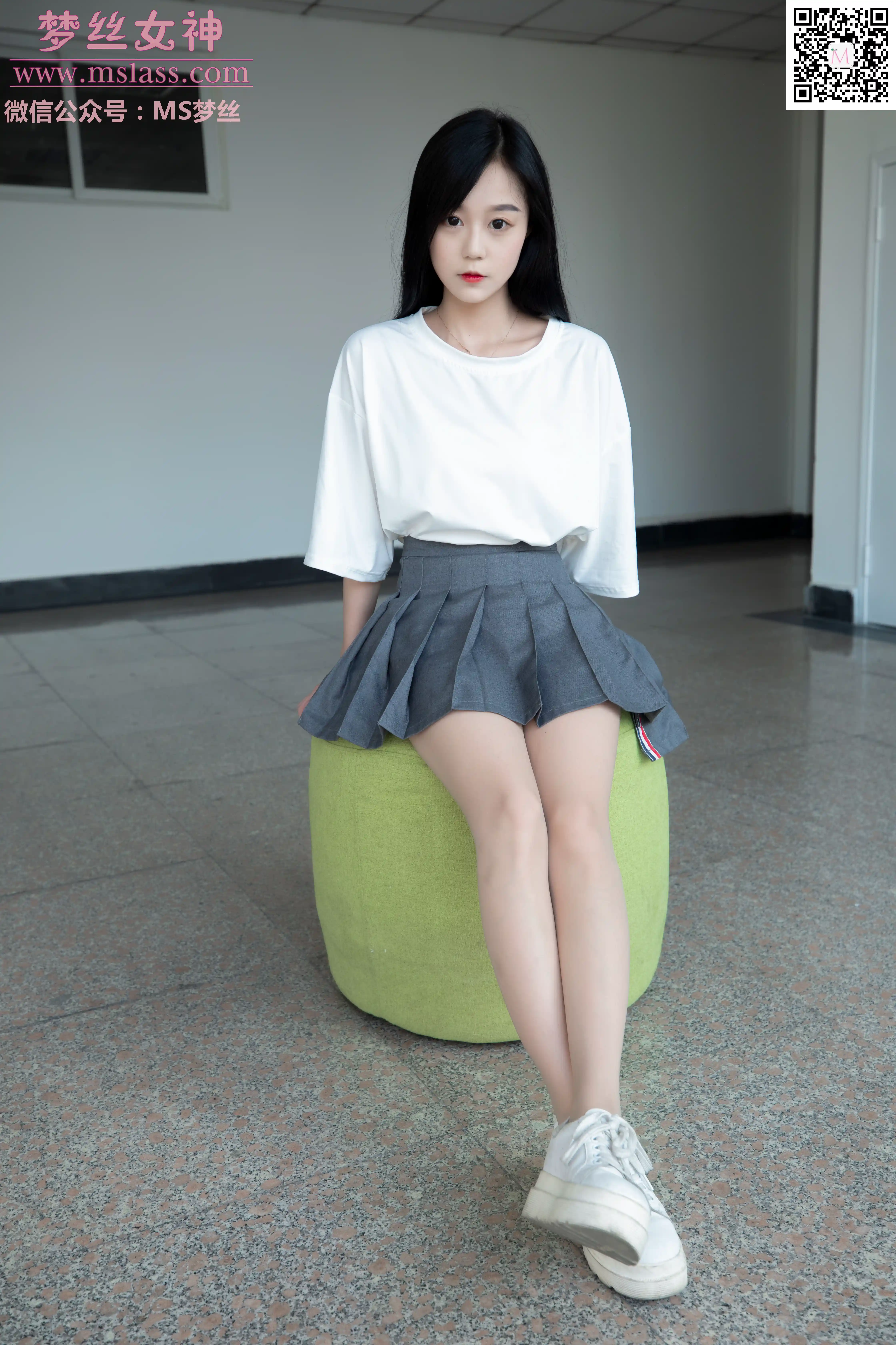 [MSLASS梦丝女神] 2019-09-08 NO.055 灵灵 学后的她 [61+1P／385MB]-第5张