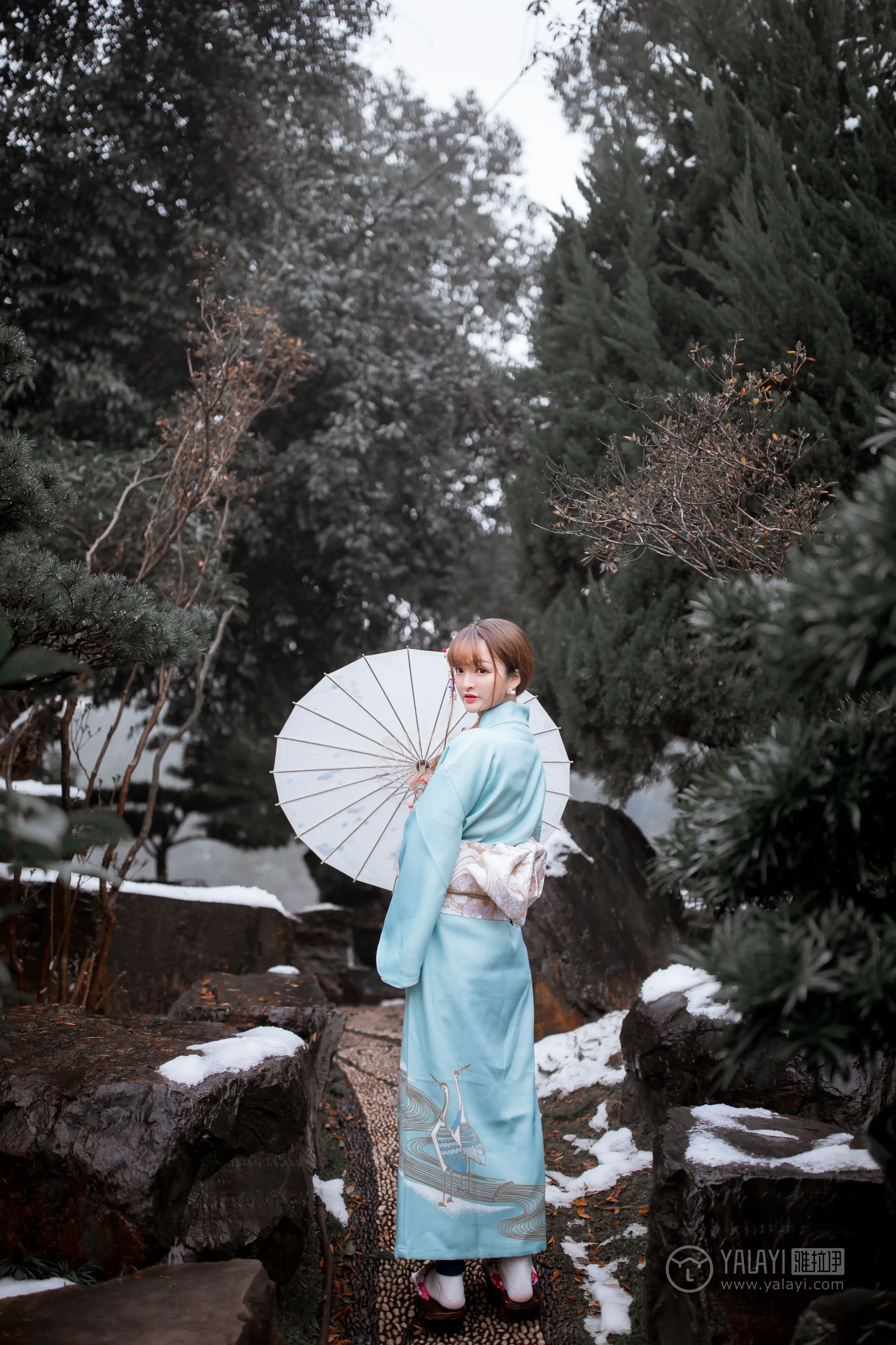 [YALAYI雅拉伊] No.192 赏雪 团团 [48P337M]-第9张