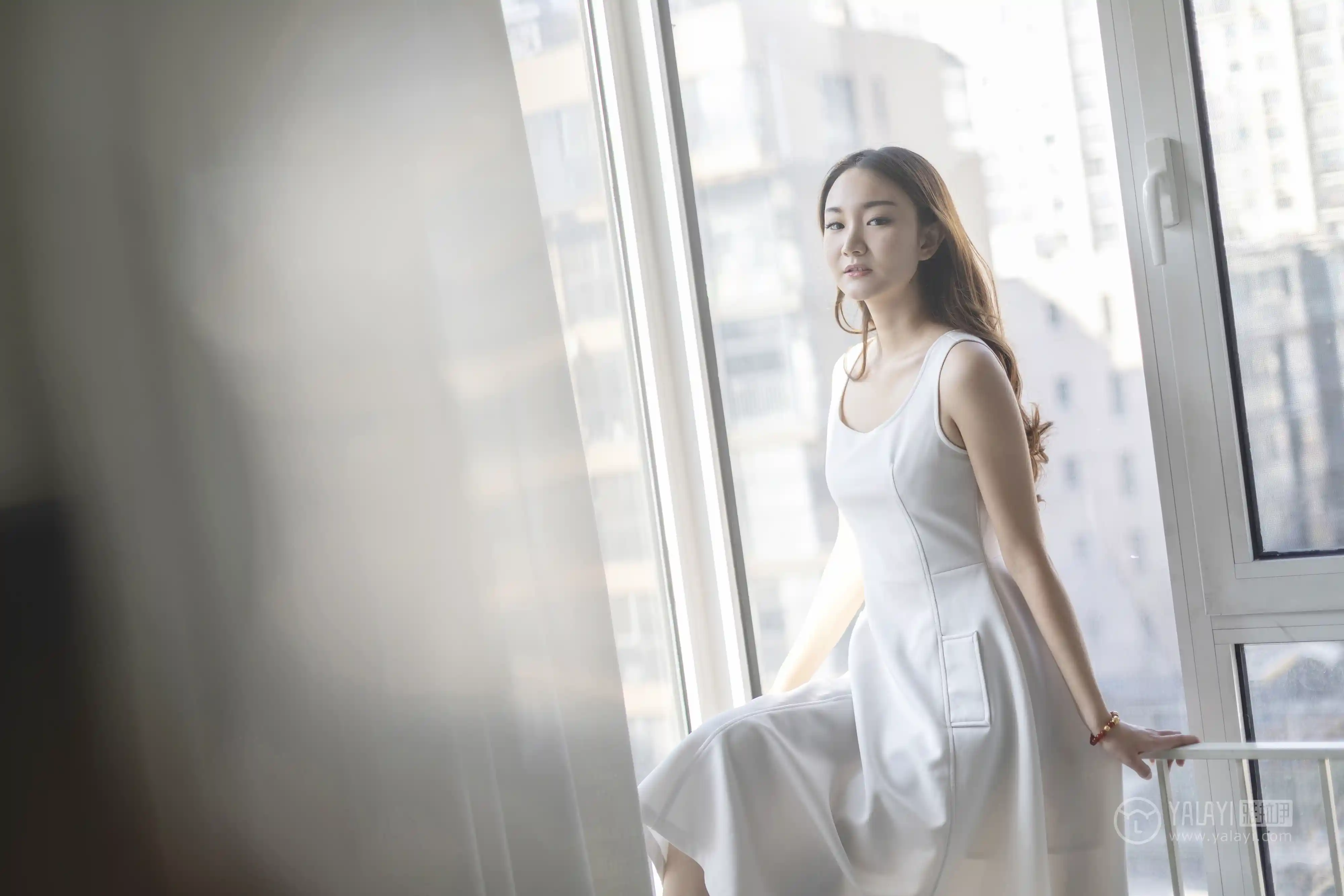 [YALAYI雅拉伊] No.212 白色星期六 丁煊彤 [65P381M]-第6张