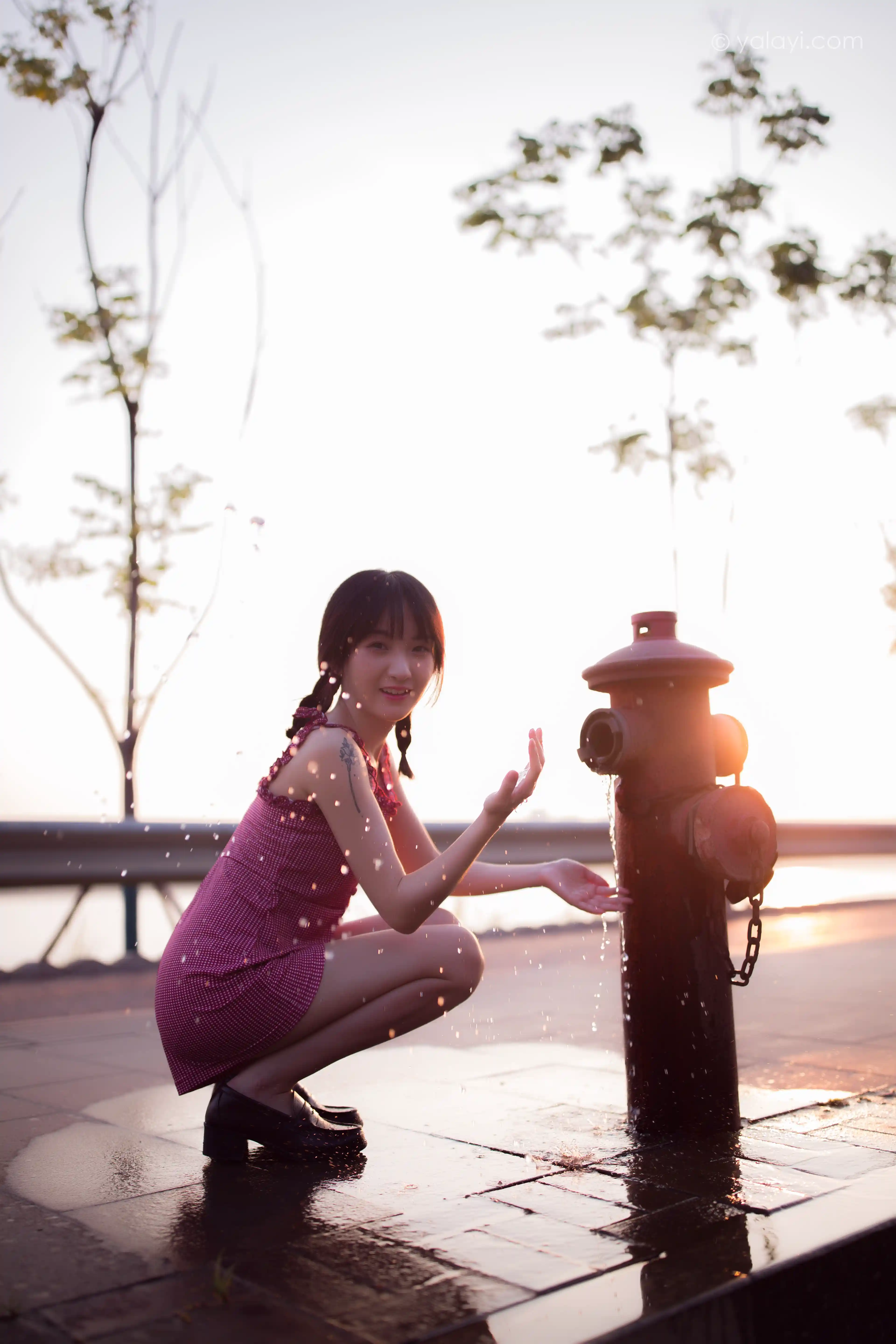 [YALAYI雅拉伊] 2020.09.09 Y700 周周《杨柳岸》[48P+1P316M]-第3张