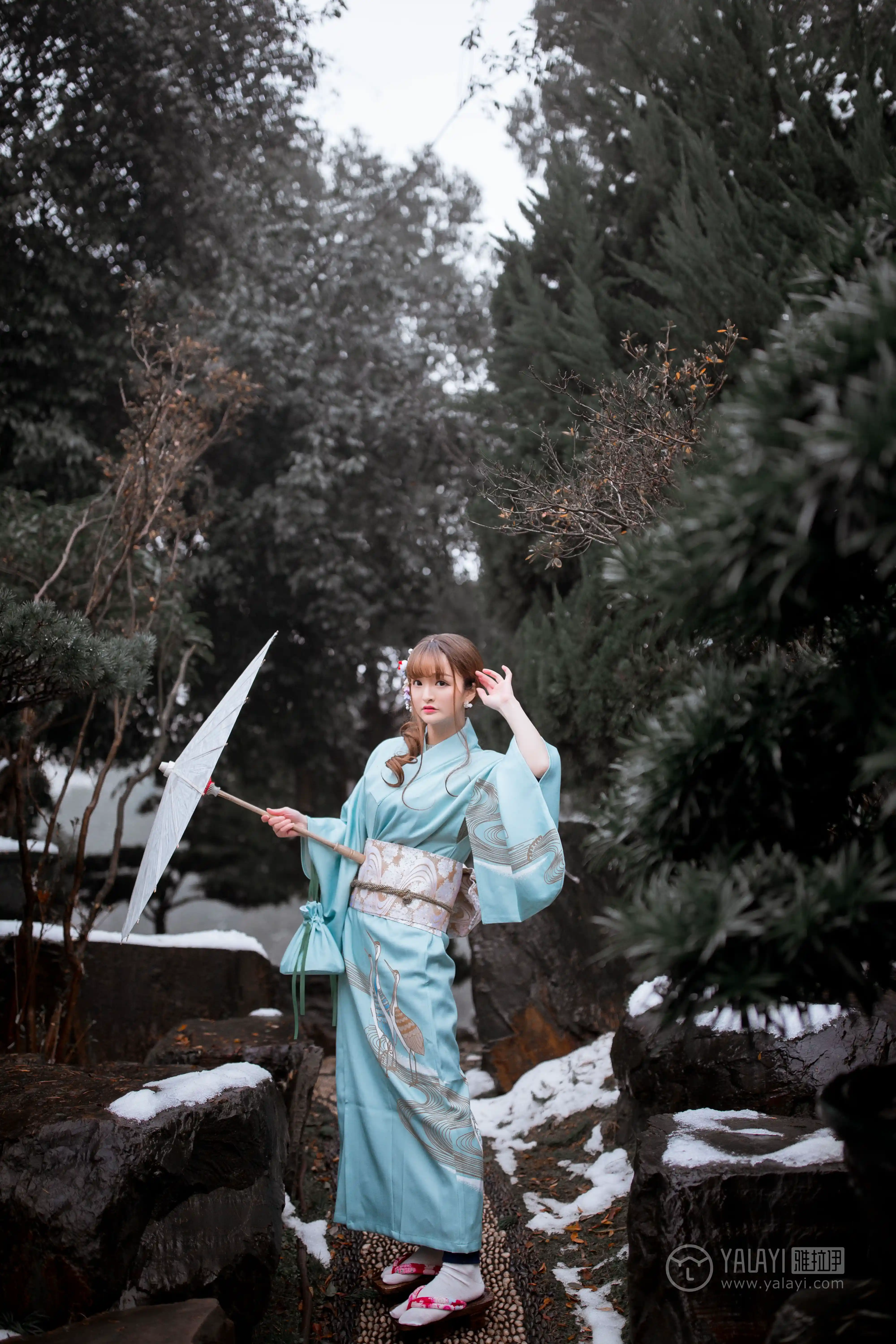 [YALAYI雅拉伊] No.192 赏雪 团团 [48P337M]-第10张