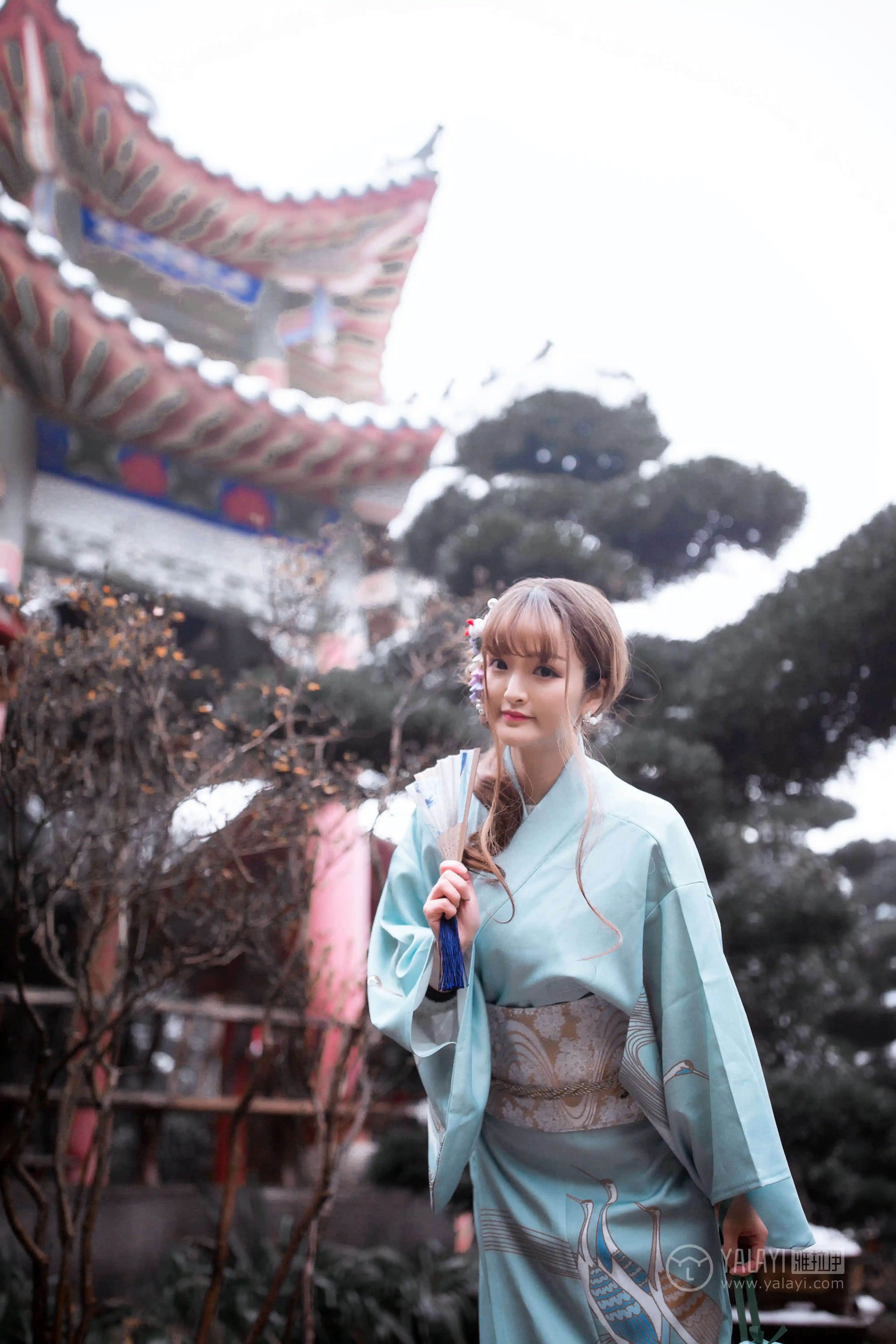 [YALAYI雅拉伊] No.192 赏雪 团团 [48P337M]-第5张