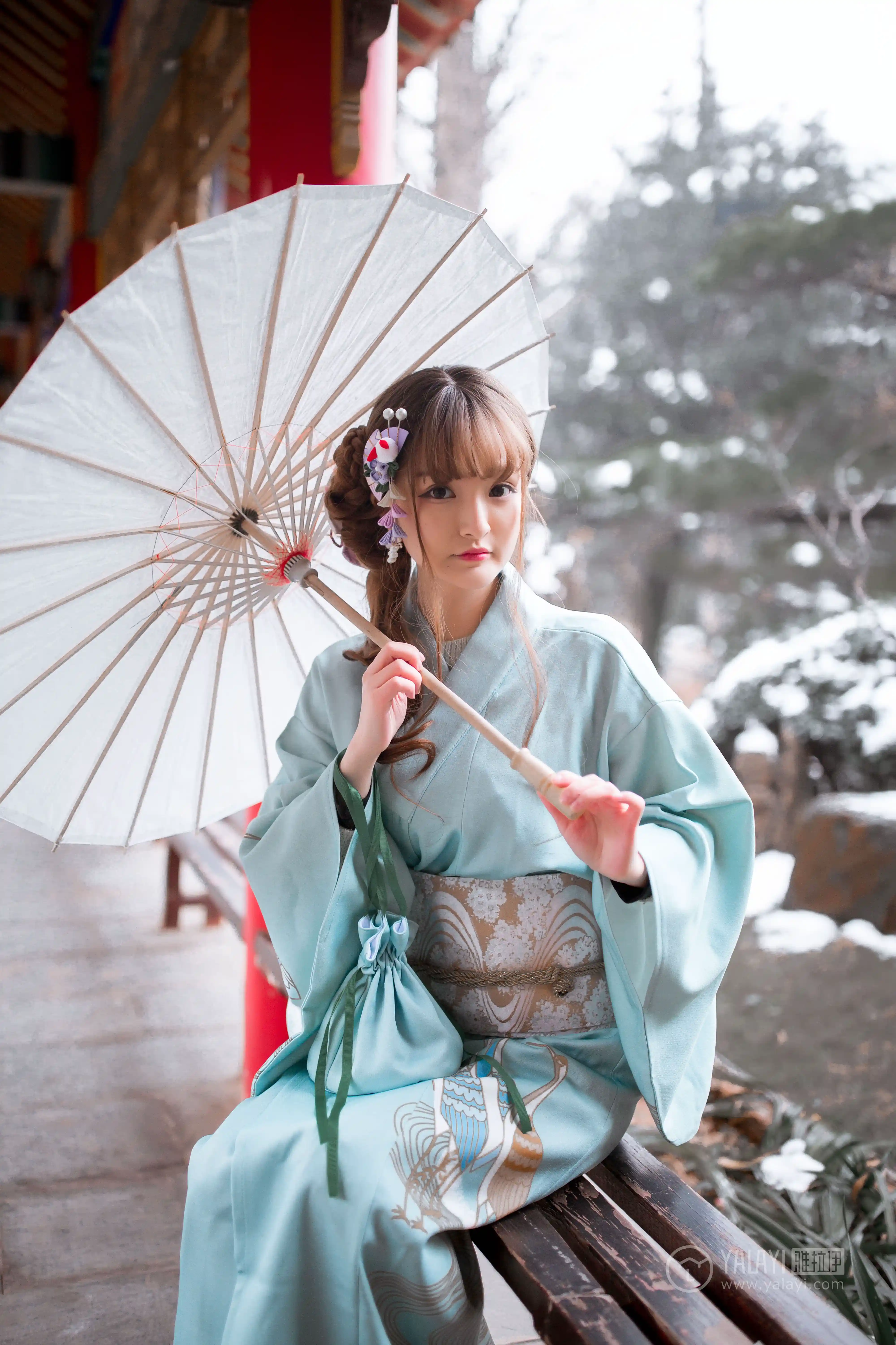 [YALAYI雅拉伊] No.192 赏雪 团团 [48P337M]-第7张