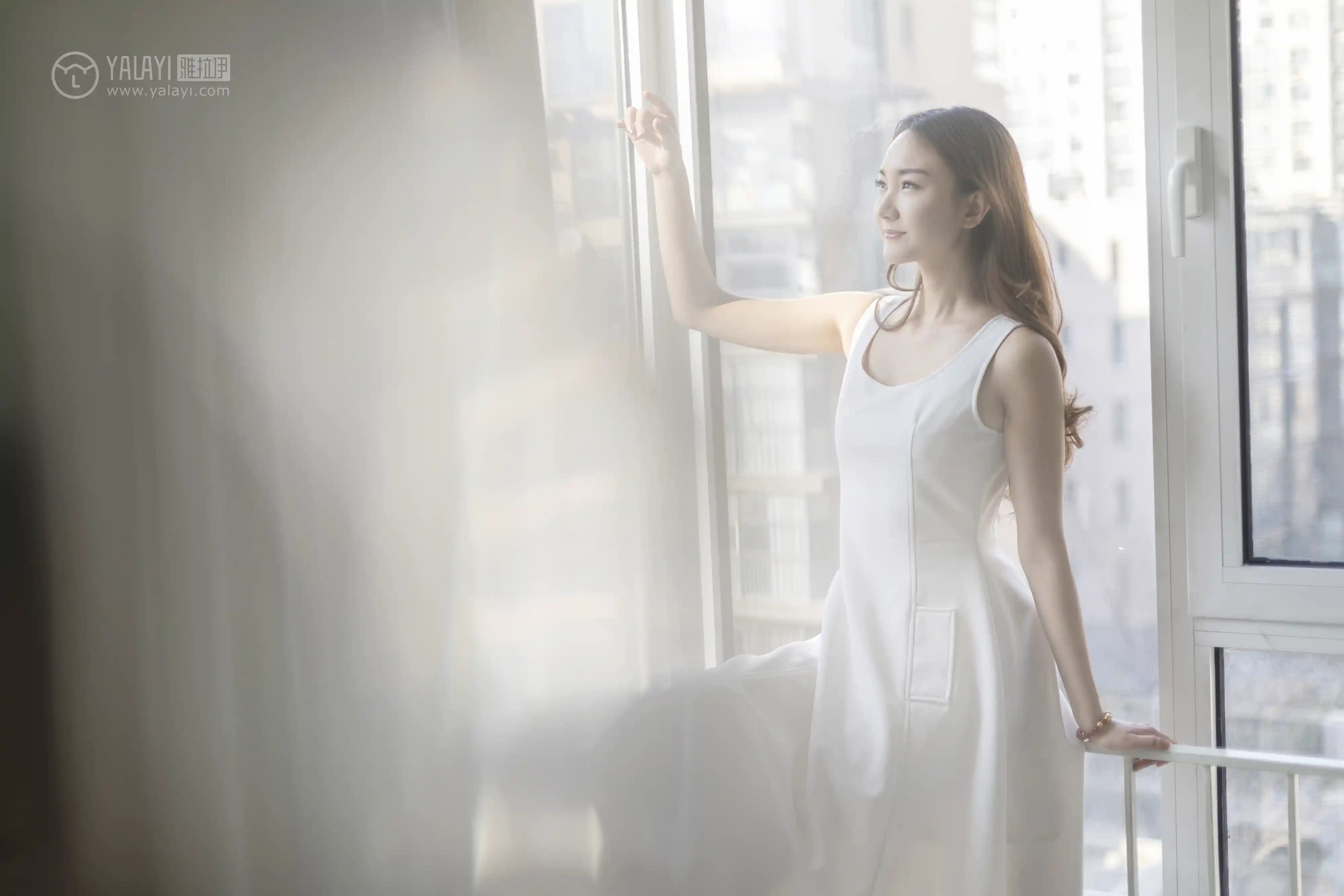 [YALAYI雅拉伊] No.212 白色星期六 丁煊彤 [65P381M]-第8张