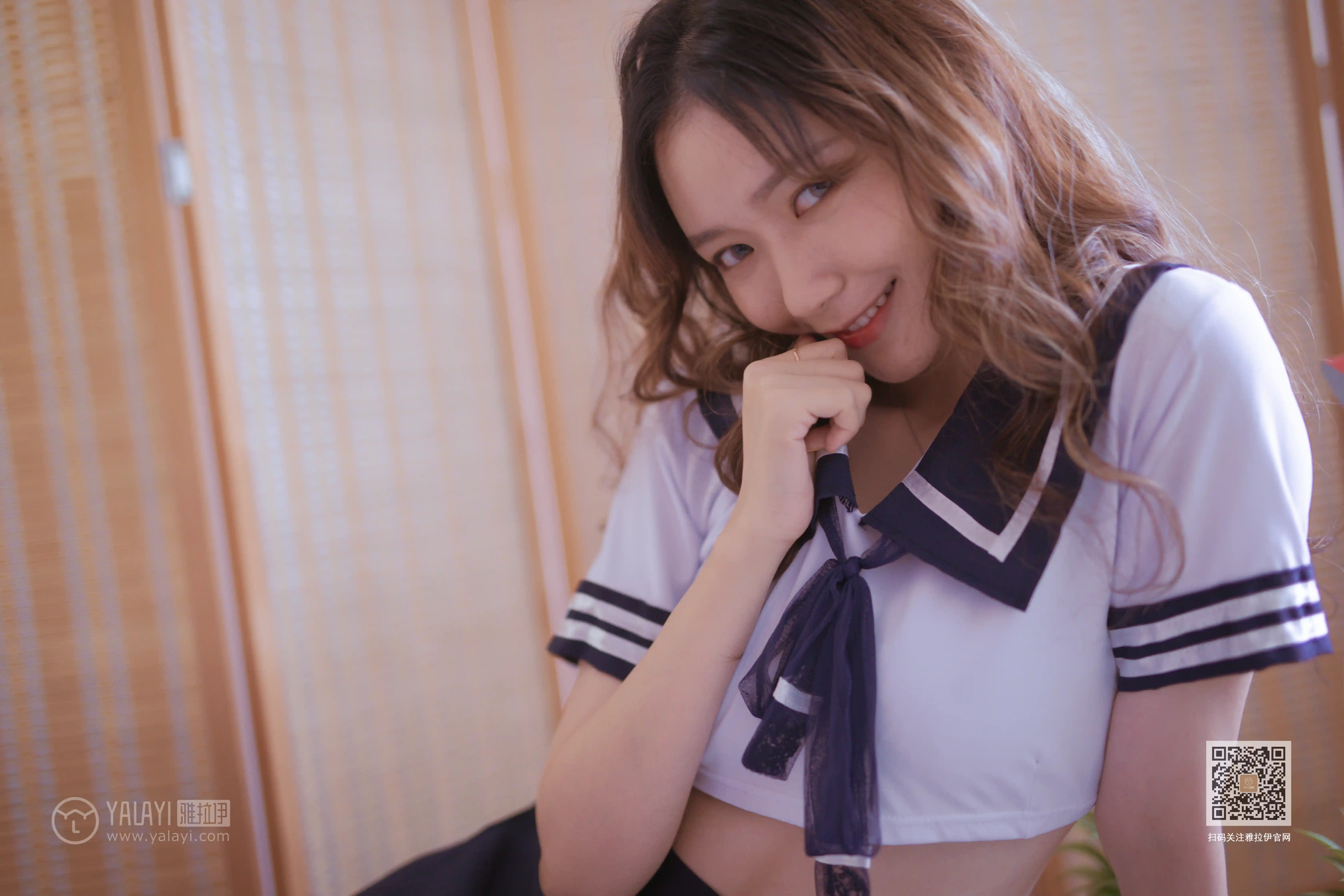 [YALAYI雅拉伊] No.438 美女与水手服 晓琳 [49P1.04GB]-第5张