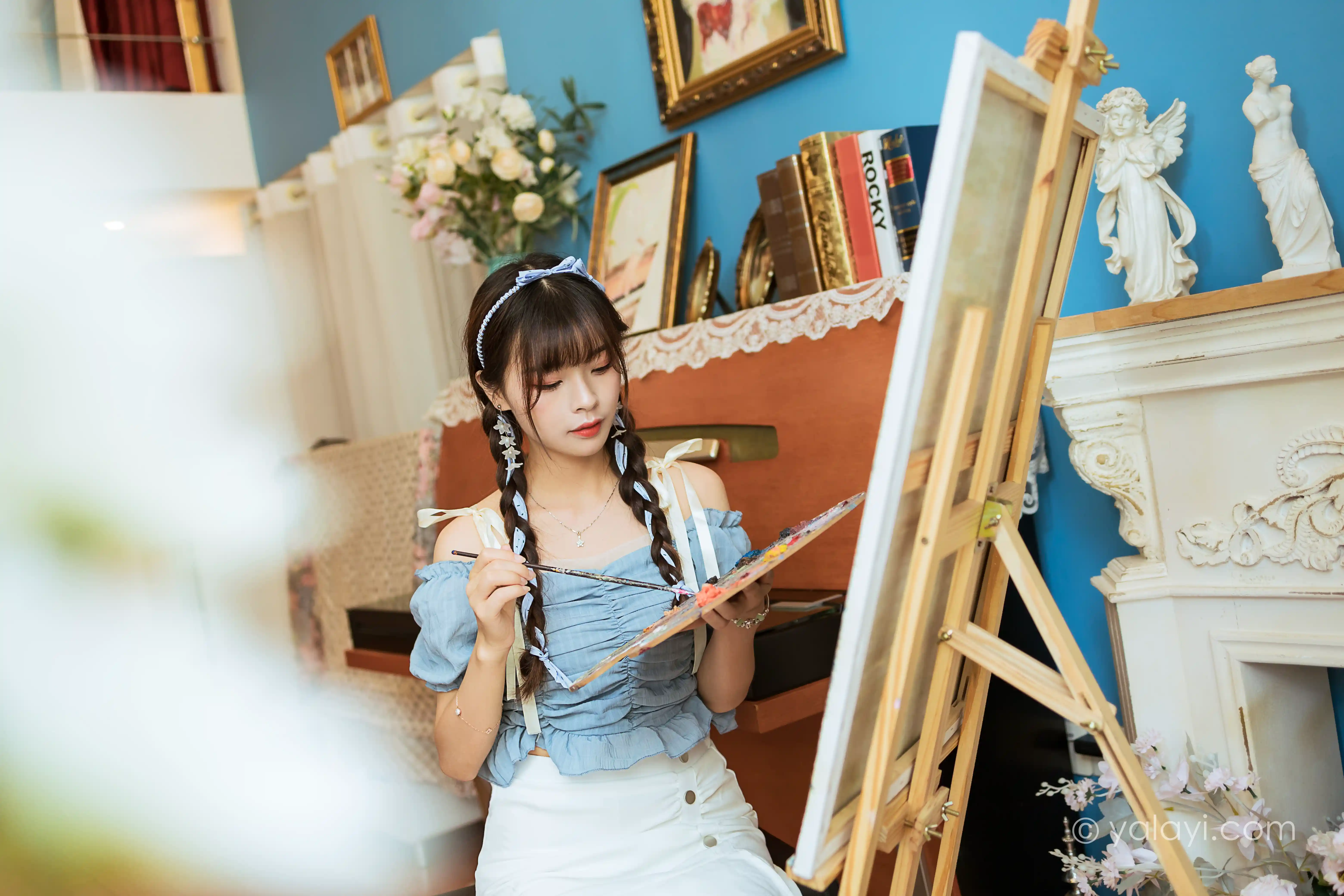 [YALAYI雅拉伊]2021.10.09 NO.850 灵魂画师 程小蝶[41+1P／474MB]-第9张