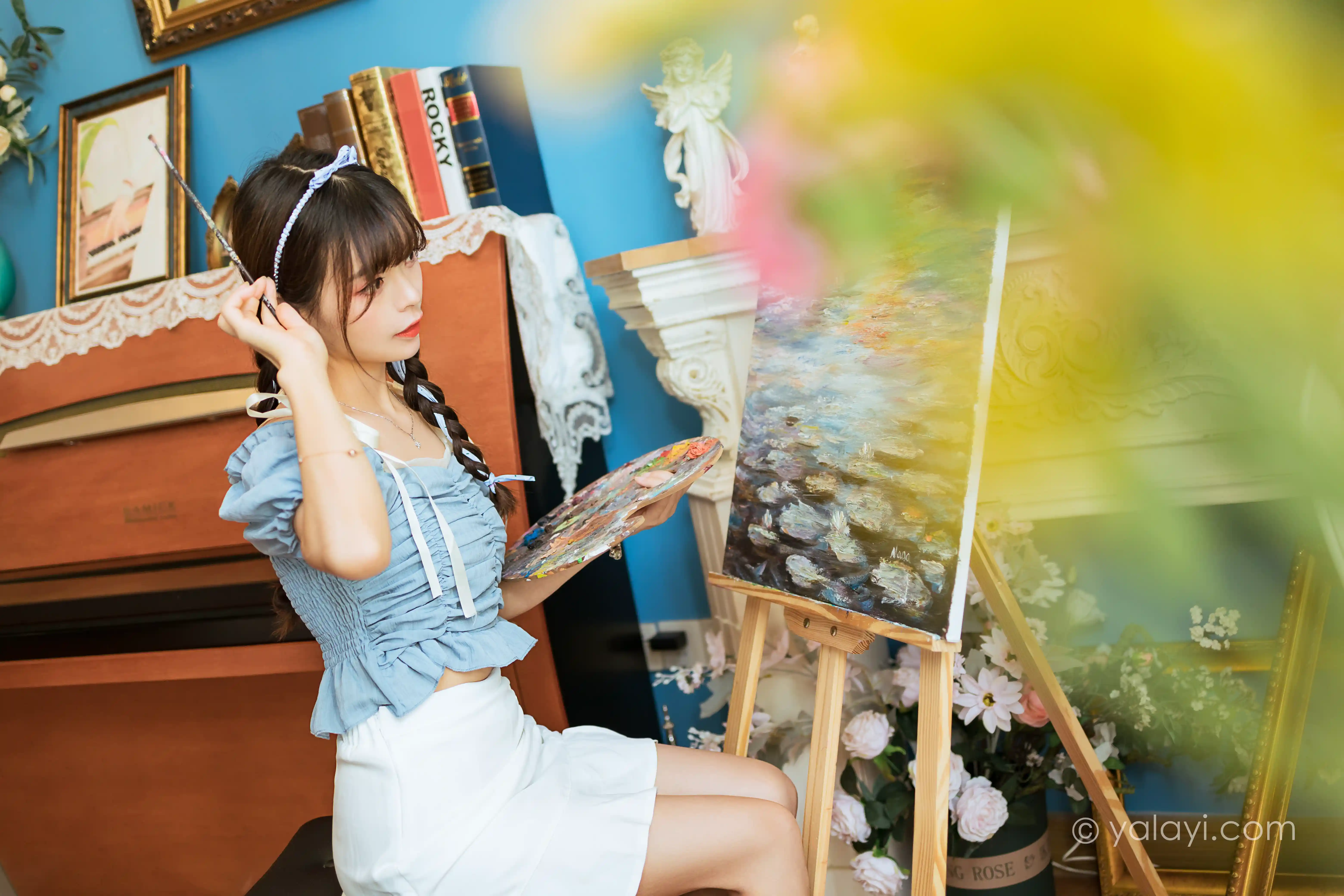 [YALAYI雅拉伊]2021.10.09 NO.850 灵魂画师 程小蝶[41+1P／474MB]-第6张